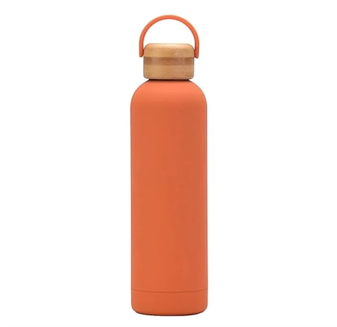 Sipstories 550ml Pure Stainless Steel Water Bottle – Lightweight & Rust-Proof – Leak-Proof with Ergonomic Handle (Elegant Green)