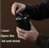 500 ml Insulated Coffee Travel Mug, Double Walled Stainless Steel Tumbler, Insulated Cup with Leakproof Lid, Thermal Mug with Non-Slip Protective Cover