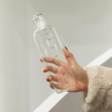 Sipstories 350ml Compact Glass Water Bottle with Time Marker – Leak-Proof & BPA-Free – Perfect for Office & Kids