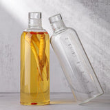Sipstories 350ml Compact Glass Water Bottle with Time Marker – Leak-Proof & BPA-Free – Perfect for Office & Kids