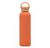 Sipstories 550ml Pure Stainless Steel Water Bottle – Lightweight & Rust-Proof – Leak-Proof with Ergonomic Handle (Elegant Green)