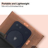 Lesipee Coffee Mug Warmer for Desk – Electric Beverage & Candle Warmer Plate with 3 Temperature Settings (131°F-176°F), Smart Auto Shut-Off & Timer, Silicone Anti-Scald Pad – Portable Cup Warmer for Office & Home, Ideal Birthday Gift